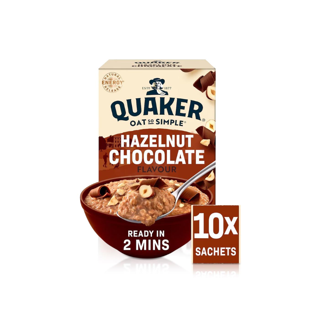 QUAKER OATS SIMPLE HAZELNUT CHOCOLATE 365G